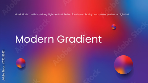 Blurred backgrounds set with modern abstract blurred Modern color gradient patterns on white. Smooth templates collection for brochures, posters, banners, flyers and cards. Vector illustration.
