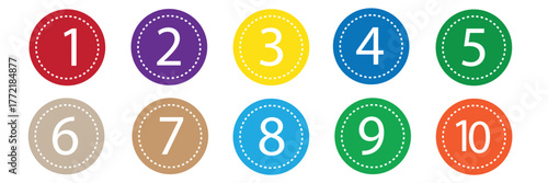 These are bullet points vector. EPS 10