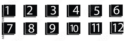 These are bullet points vector. EPS 10