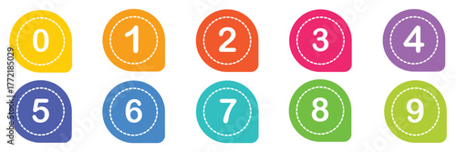 These are bullet points vector. EPS 10