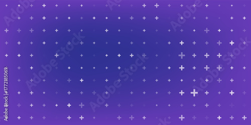 Medical cross seamless pattern. Plus background. Geometric mathematical vector pattern.