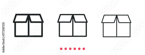 Product icon. Thin line icon vector