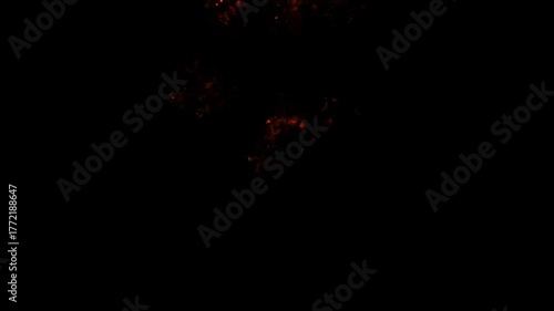 Smolder Fire and Ember Particles Transition Alpha Channel v04