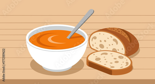 soup and sourdough