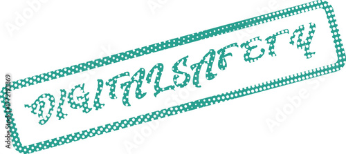 Official digital safety assurance stamp for secure online experience and internet well being