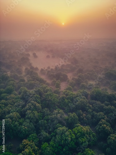 sunrise over the mountains
