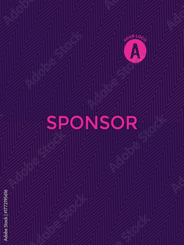 Sublimation background pattern with a futuristic zig-zag theme