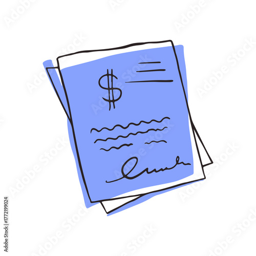 Hand-Drawn Business and Finance Elements