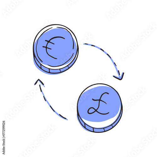 Hand-Drawn Business and Finance Elements