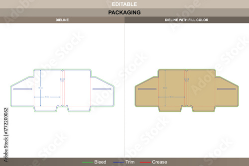 Custom card holder dieline structured using vector planning enhancing printing depth and organized packaging formation sharp die line paths create a polished holder outline