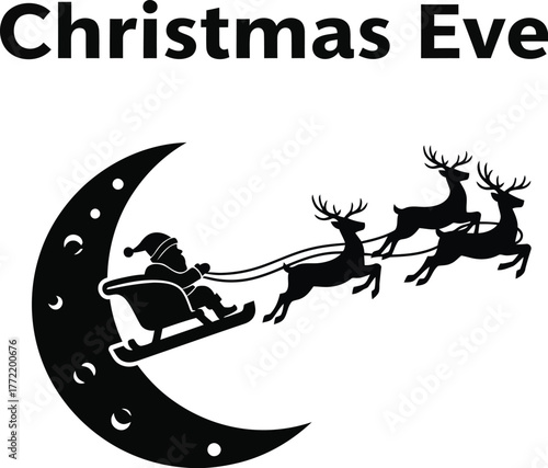 Christmas eve, a magical night of anticipation and wonder for holiday season