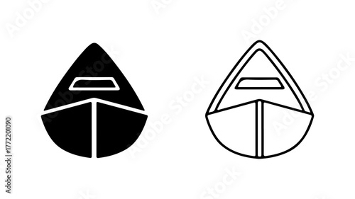 Scarab beetle icon with transparent background