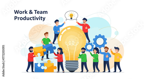 Creative Teamwork Generating Ideas and Solutions for Increased Productivity and Positive Results