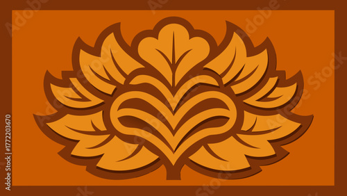 3d carved oak panel surface realistic wood pattern