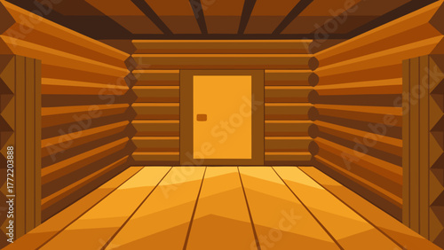 3d oak log cabin interior floor texture wooden surface