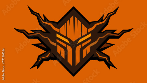 Cyberpunk Driftwood Wall Texture Design