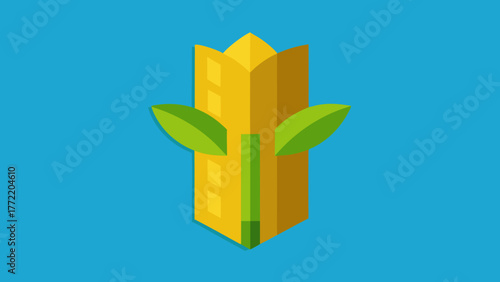 Photorealistic bamboo veneer 3d render wood texture