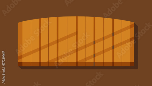 Photorealistic beech plank wall 3d render background