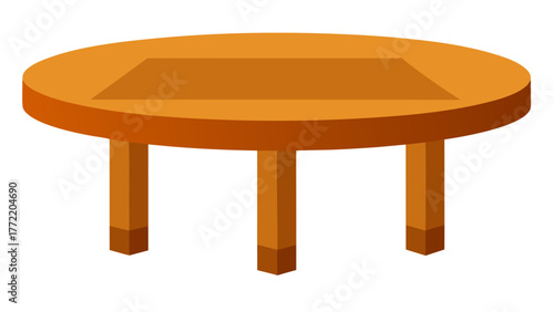 Photorealistic oak timber table top wooden surface design