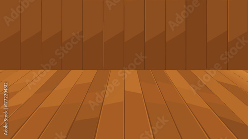 Realistic Walnut Wood Floor Texture Background