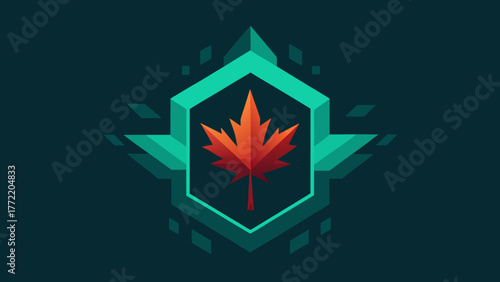 Sci Fi Glowing Maple Wood Wall Texture