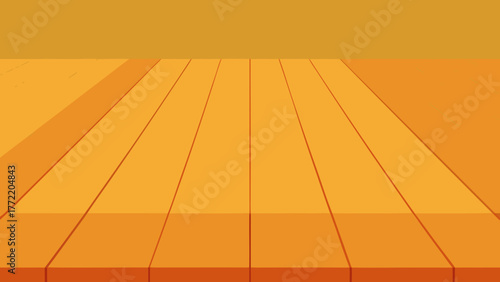 Smooth Maple 3D Plank Floor Surface Background