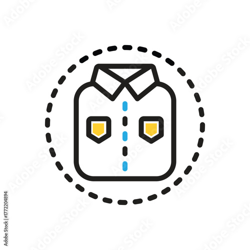 Multi color icon for formal