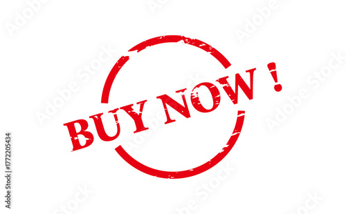 BUY NOW ! - BUY NOW ! text written on Red Rubber Stamp 
