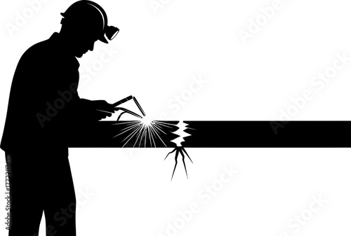 craftsmans spark fuses severed parts, restoring structural integrity, building resilient futures