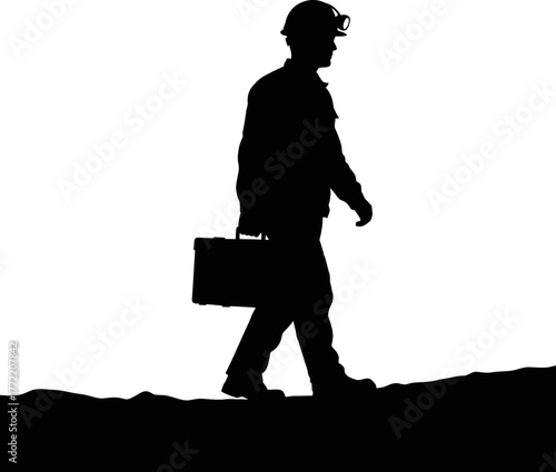 knowledgeable laborer carries solutions, illuminating the vital work ahead