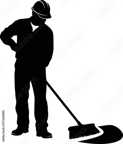 unseen effort purifies the workspace, crafting a path for progress