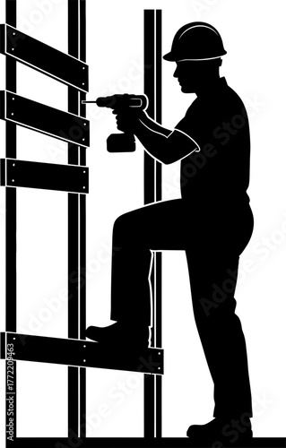 building the ascent each step secured, progressing towards new heights