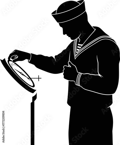 compass whisperer expert sailor navigates waters, charting clear passage ahead