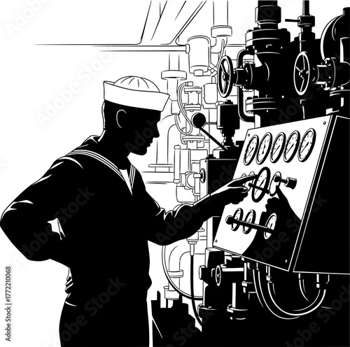 vessels heartbeat a sailors precise hand controls destiny