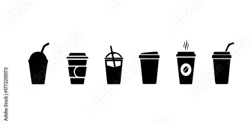 A black silhouette of a person playing guitar isolated on white background silhouette