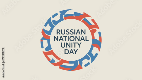 Russian National Unity Day Flag Vector Design