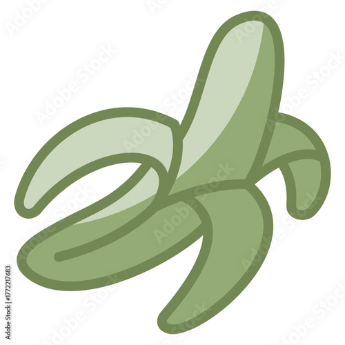 Banana Icon Element For Design
