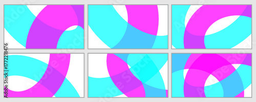 Horizontal posters in modern minimal simple style for corporate identity, branding, social media advertising, promo. Modern layout design template backgound or Creative covers horizontal banner set.