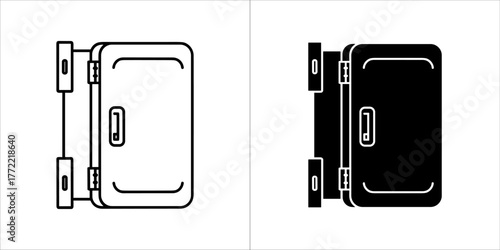 Electrical panel icon distribution board vector illustration for your design