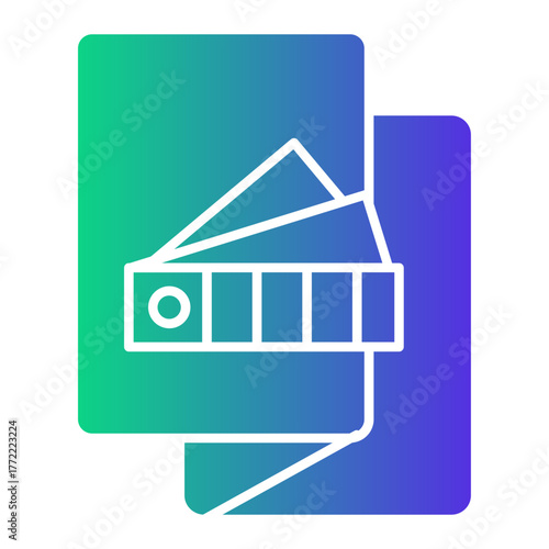 brochure Gradient icon