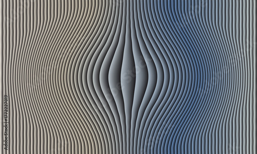 Konstfotografi Abstract optical illusion with rippling lines and circular patterns creating a d