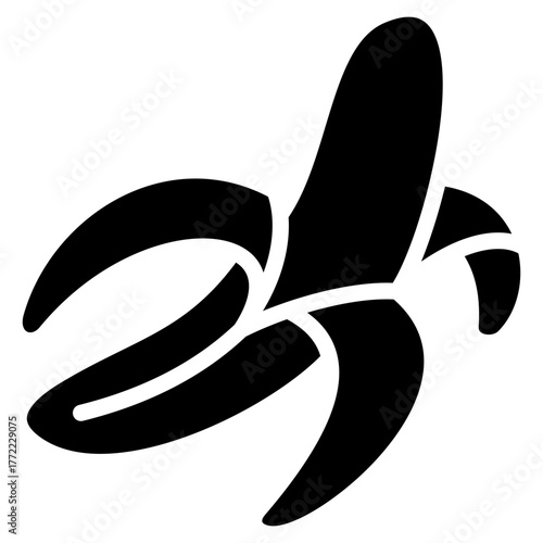 Banana Icon Element For Design