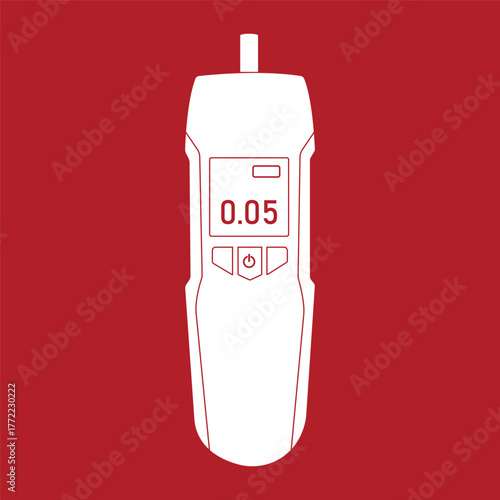 alcohol test kit icon
