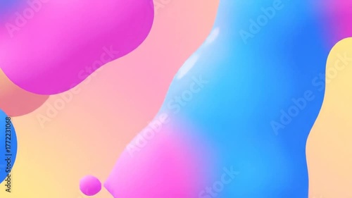 Abstract Liquid Flow Motion – Soft Color Loop Animation (8s)