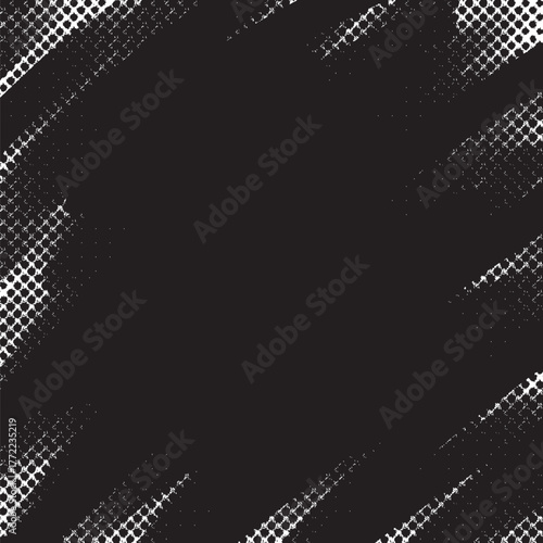 ハーフトーンの手描きペイント、黒　Adobe Illustrator Artwork