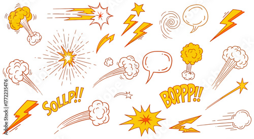 comic action burst set