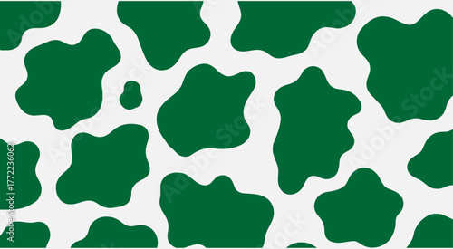 green cow spot pattern set