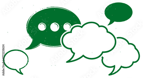 speech bubble icon collection
