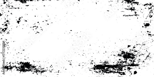 Black and White Halftone Grain and Dust Textures cracked stone pattern, and vintage artistic weathered design.