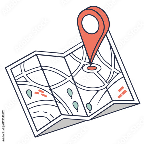 map pointer with pin